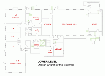 OCOB Lower Level Floorplan