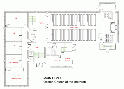 OCOB Main Level Floorplan