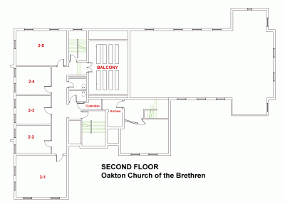 OCOB Upper Level Floorplan