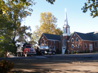 resurfacing the parking lot